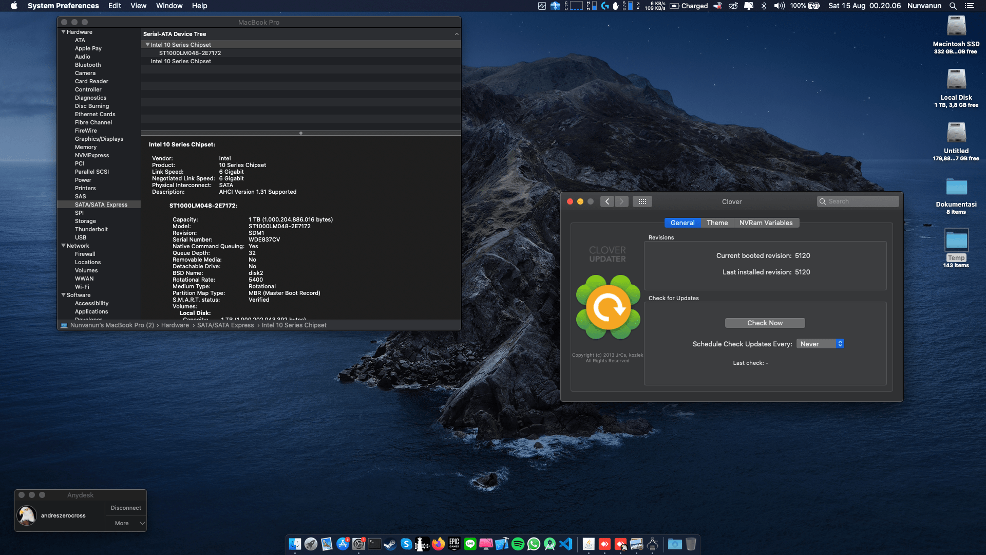 MSI GL62M 7RDX [KabyLake   Intel HD 630] 8